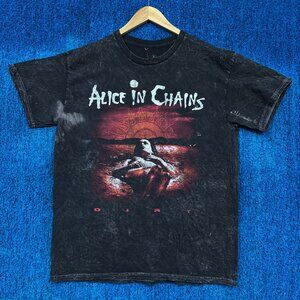 Alice In Chains Dirt Seattle WA Est 1987 Grunge Band Tee L